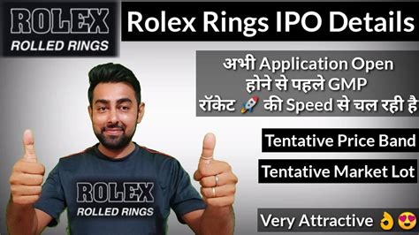 Rolex rings ipo check share allotment status gmp and listing date 